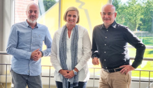 Sven von Saenger, Inga Kober und Dirk Brüggemann verstärken die Unternehmensgruppe Das Futterhaus (von links).