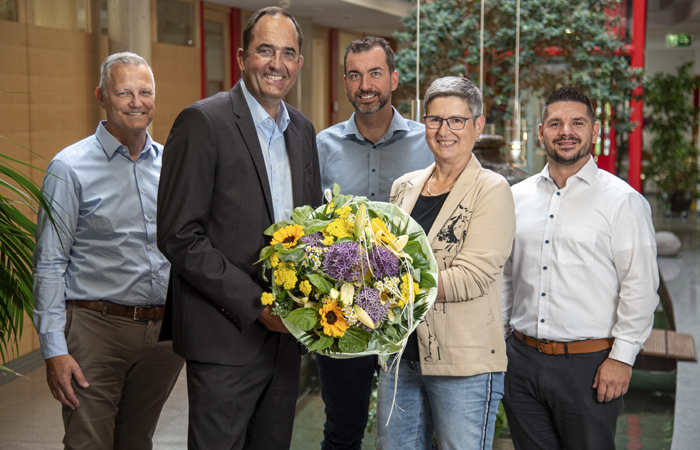 sera Michaela Ravnak-Bürschgens verabschiedet Holger Fiebiger (2. von links).