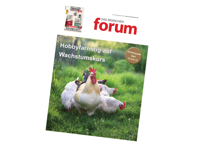 Die Juli/August-Ausgabe des BRANCHEN forum beschäftigt sich schwerpunktmäßig mit dem Thema Barf.