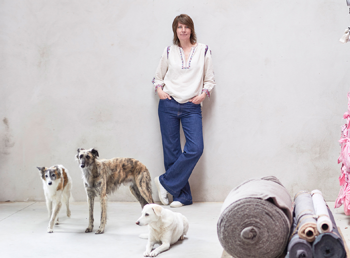 Modedesignerin Petra Jungebluth  rief 2010 mit dem ehemaligen Werbe-Kreativen Todd Schulz die Marke Cloud7 ins Leben.