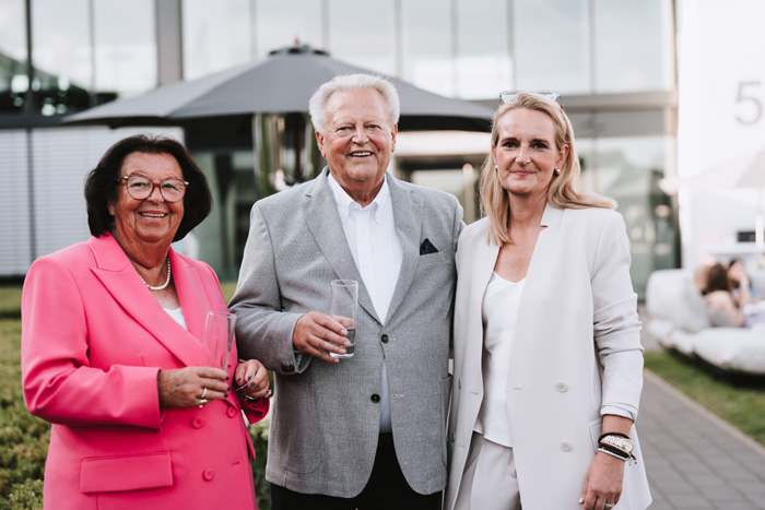 Firmengründer Marianne und Rolf Trautwein mit Tochter Nadine.