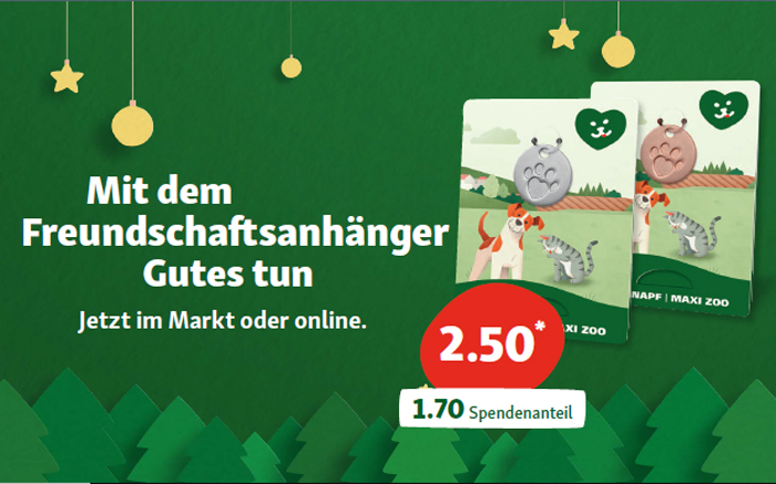 tierrisch Die Fressnapf-Initiative „tierisch engagiert“ unterstützt Tierschutzorganisationen.