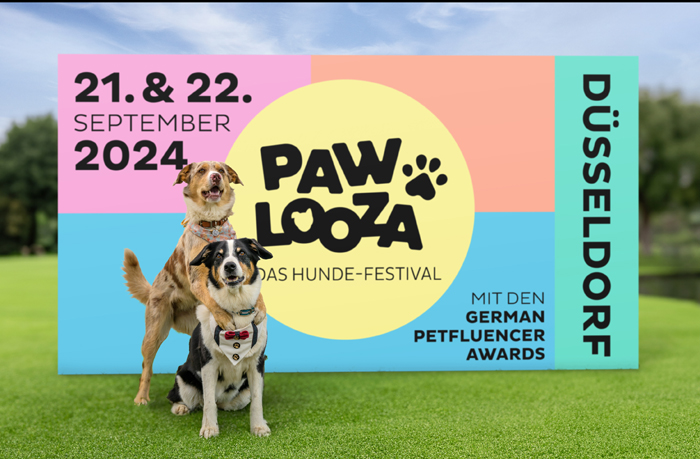 Das Hunde-Festival Pawlooza findet am 21. und 22. September 2024 in Düsseldorf statt. 