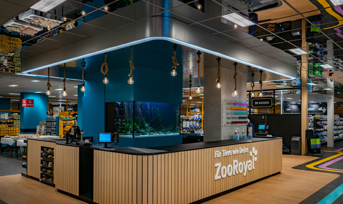 Als Onlineunternehmen 2008 gegründet, betreibt Zoo Royal mittlerweile auch stationäre Märkte.