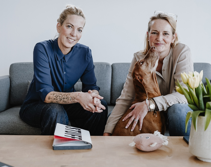 hunter Dr. Julia Vietmeier (links) verstärkt seit Januar das Hunter Team um CEO Nadine Trautwein.