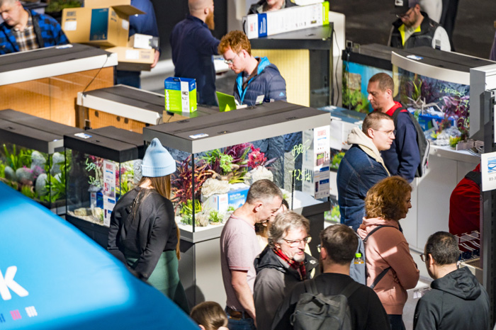 B5: Besucher Die 30. Internationale Messe für Angeln, Fliegenfischen und Aquaristik lockte 16 600 Fisch-Begeisterte an.