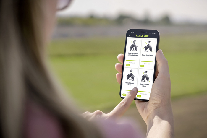 app1 Kölle Zoo ist in seiner Digitalisierungsstrategie einen wichtigen Schritt gegangen und hat eine Kundenbindungs-App entwickelt.