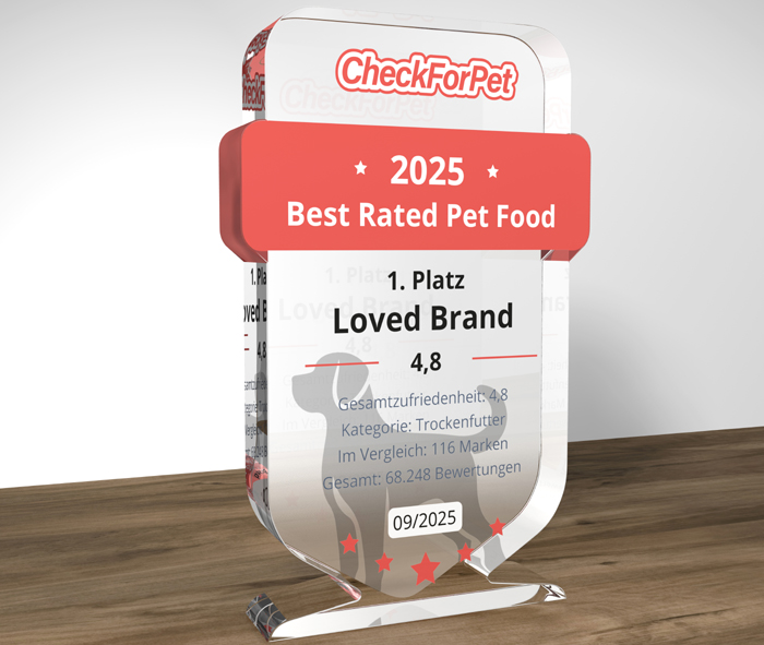 CheckForPet  ermittelt jährlich das „Best Rated Pet Food“. Bild: CheckforPet 