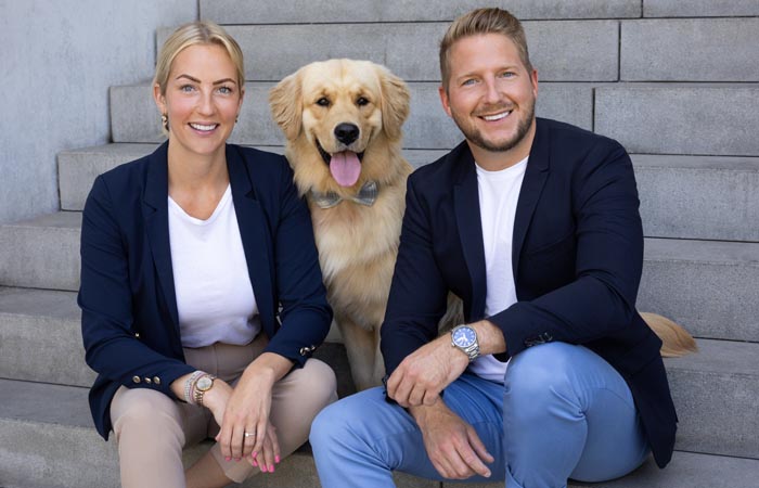 Jennifer Jaeger und Mike Hartel gründeten 2021 Leo Löwenherz. Bild: Leo Löwenherz