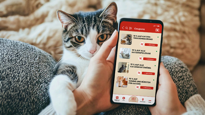 zooundcoapp1 Die Zoo & Co.-App bietet wöchentlich neue Rabattcoupons und Angebote. Bild: Sagaflor