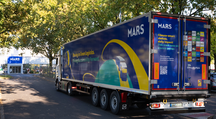 Einride1 Mars und Einride erweitern ihre E-Lkw-Flotte um sechs neue eActros 600 von Mercedes-Benz. Bild: Mars