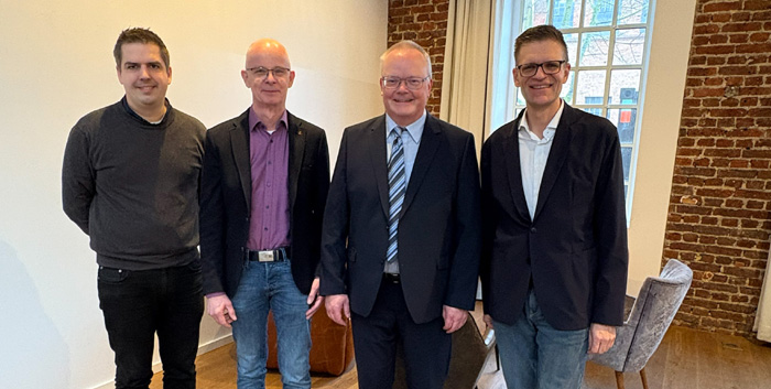 Der neue Aufsichtsrat der Egesa-Zookauf: Nicolas Falkenberg, Christoph Rosemeyer, Frank Heerdt und Stephan Schlüter (von links). Bild: Egesa-Zookauf