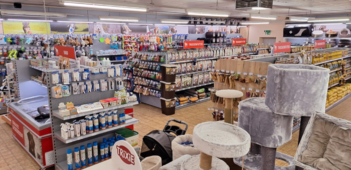 Auf 410 Quadratmetern Verkaufsfläche bietet Zookauf Regenstauf ein vielfältiges Sortiment für Heimtiere: Bild: Zookauf